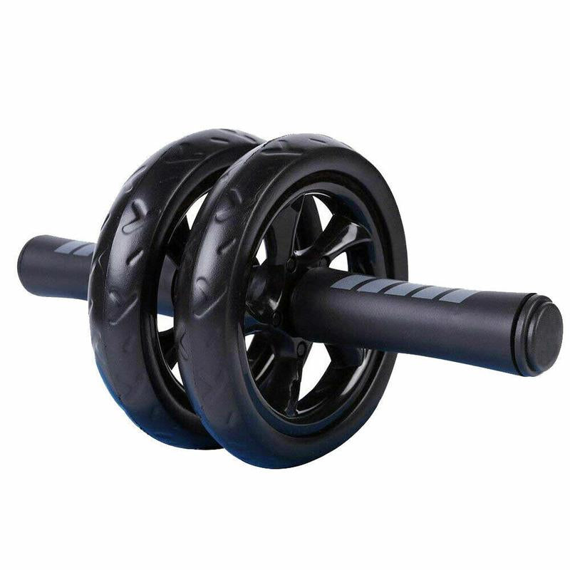 [2-In-1] Hand Grip Strength Power Trainer + Ab Roller Wheel Abdominal Fitness Gym Exercise Equipment Core Workout Training + Free Knee Mat